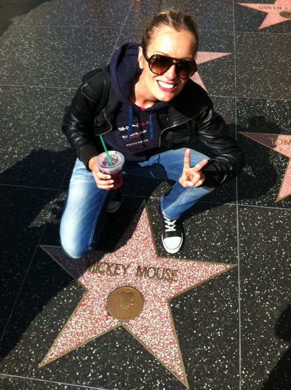 "The best star on the walk of fame: Mickey Mouse!! #topolino "
