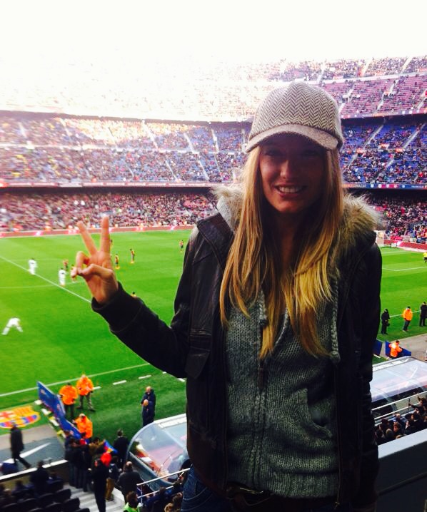 "Supporting FC Barcelona in Camp Nou #passioncule #mesqueunclub"