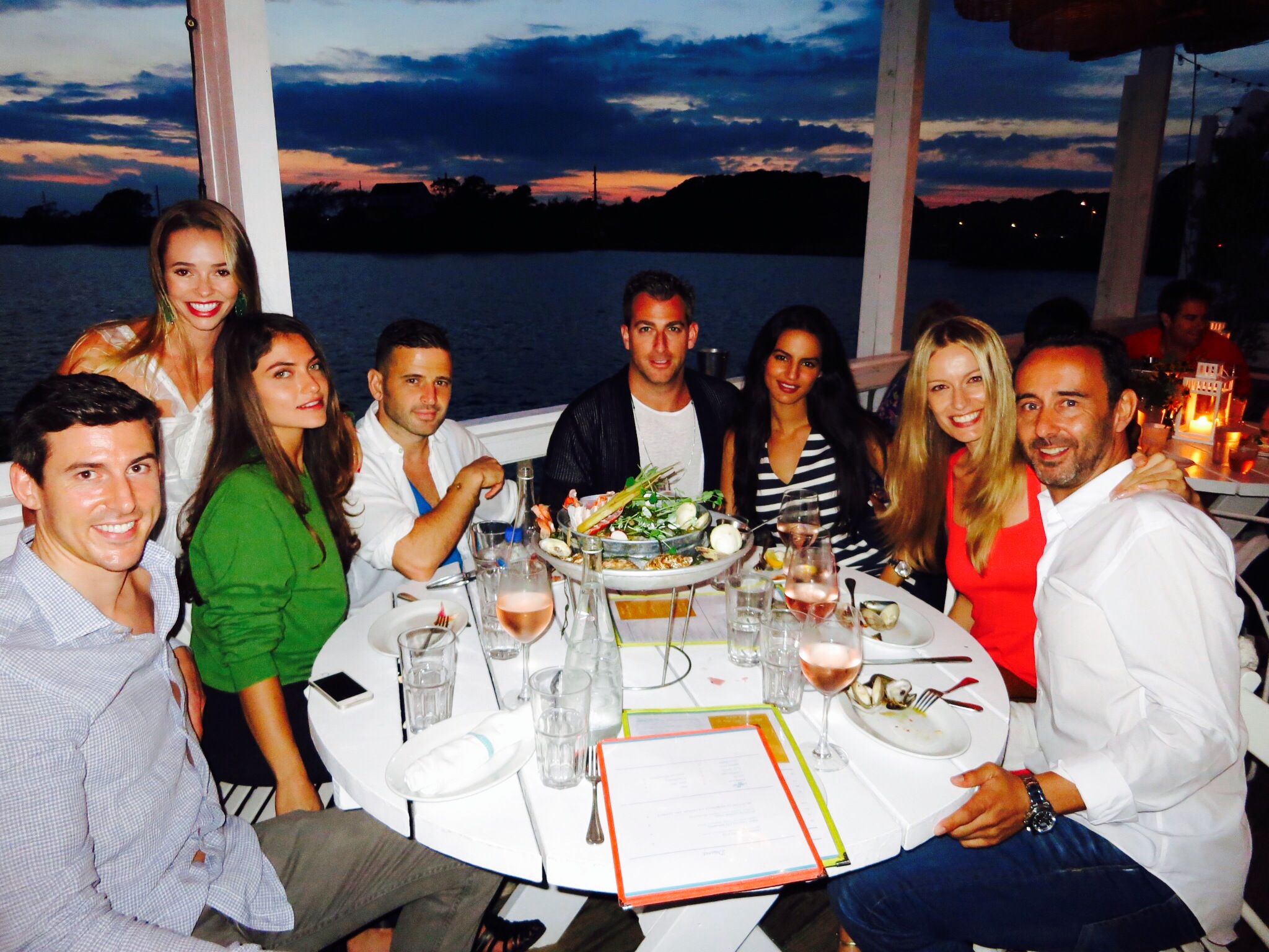 "Amazing dinner with the best company @thesurflodgemtk in Montauk. 