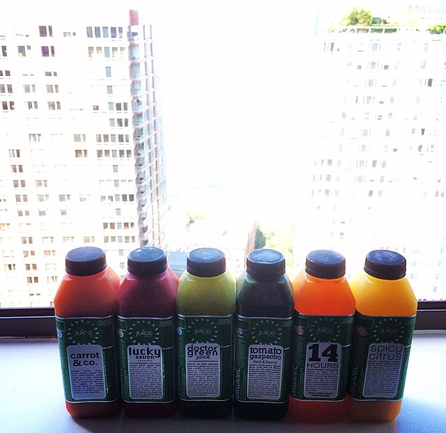 "Only the brave!! #JuiceCleanse 100% Willpower."